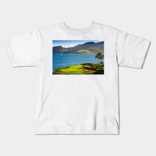 Oceanside Green Th Hole Ocean Course Kids T-Shirt